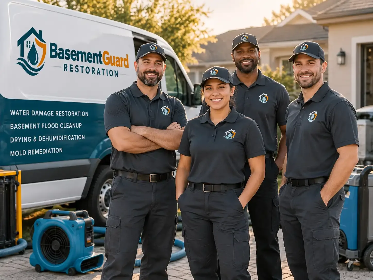 Basement Water Damage Restoration company in Sublime, TX